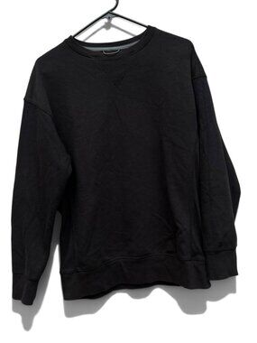 All in Motion Men's Black Crewneck Fleece Sweatshirt Size S